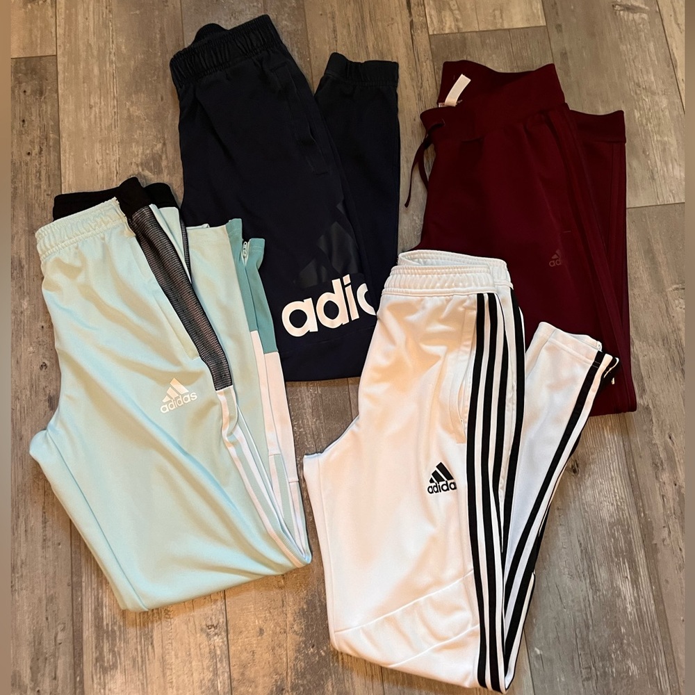 Set of 4 Men’s Adidas Athletic Jogger Pants - small